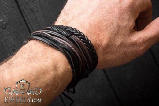 Leather bracelet to buy 124008TX