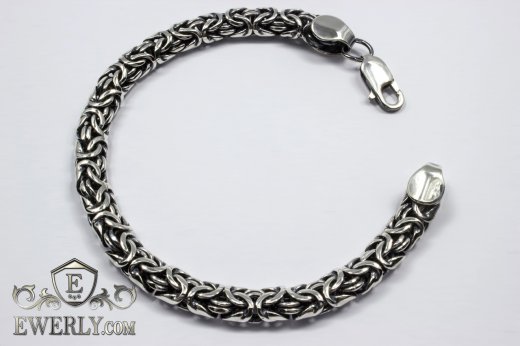 Silver bracelet Fox tail, buy 925 sterling silver
