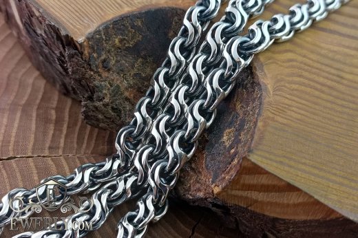 Buy weaving "Slavyanka" of silver handmade