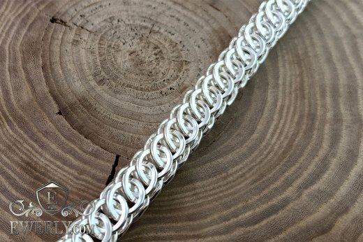 Плетение Скорпион ручной работы, купить серебряную цепь / браслет